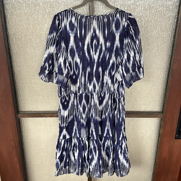 Rebecca Taylor Indigo dress size 10 - Picture 3 of 11